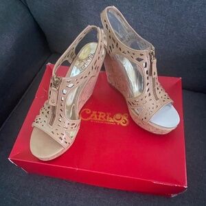 Carlos Santana wedge heels